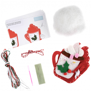 Alternative view of Needle Felting Kit - Hot chocolate