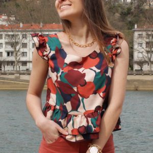 Solene top- Cha Coud Patterns
