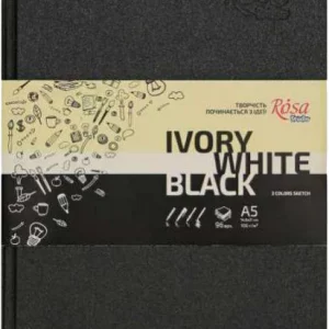 Rosa Studio - Ivory White Black A5 Sketch