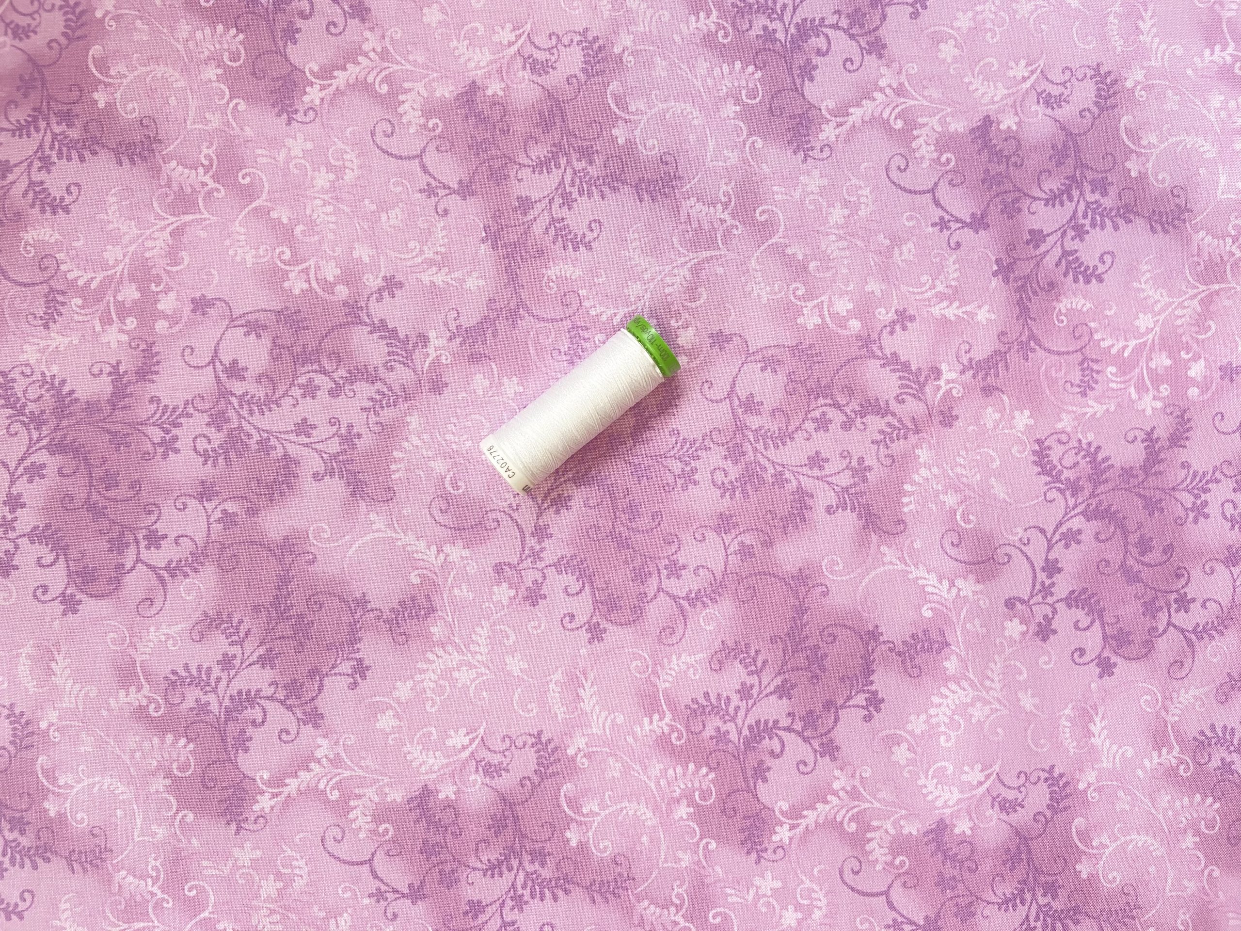 100% Cotton - mystic vine mauve