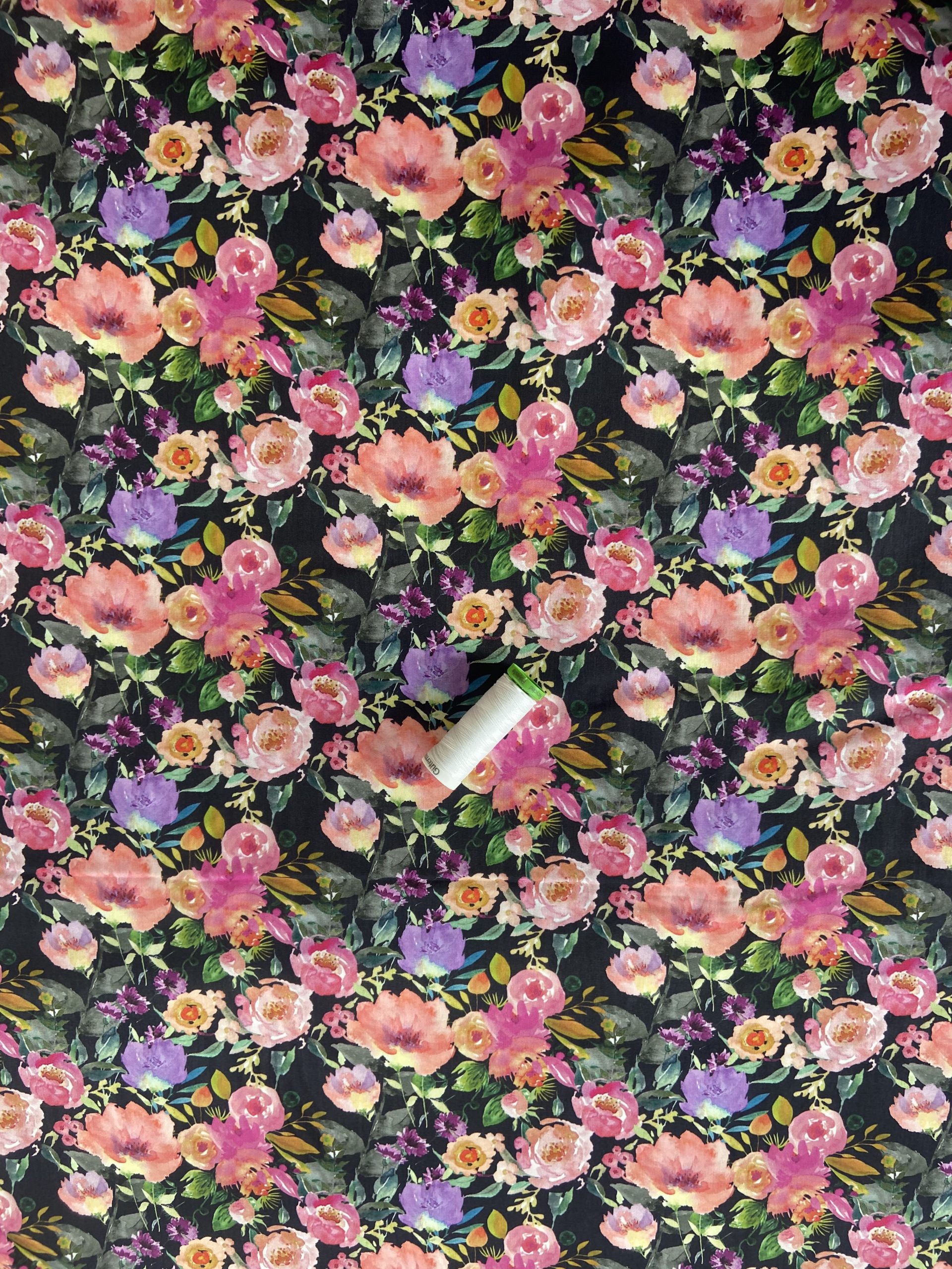 Extra Fine Cotton Poplin - multicoloured floral