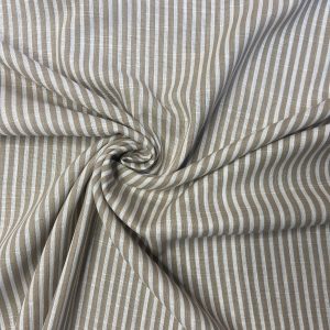 Cotton Gauze - beige stripe