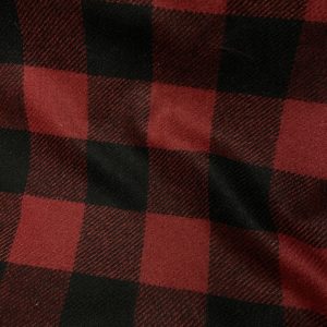 Red Plaid Wool