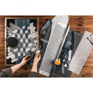 Alternative view of Fiskars Rotary Cutter and Ruler Combo - Square 6" x 24"