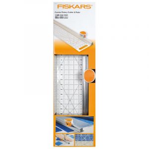 Fiskars Rotary Cutter and Ruler Combo - Square 6" x 24"