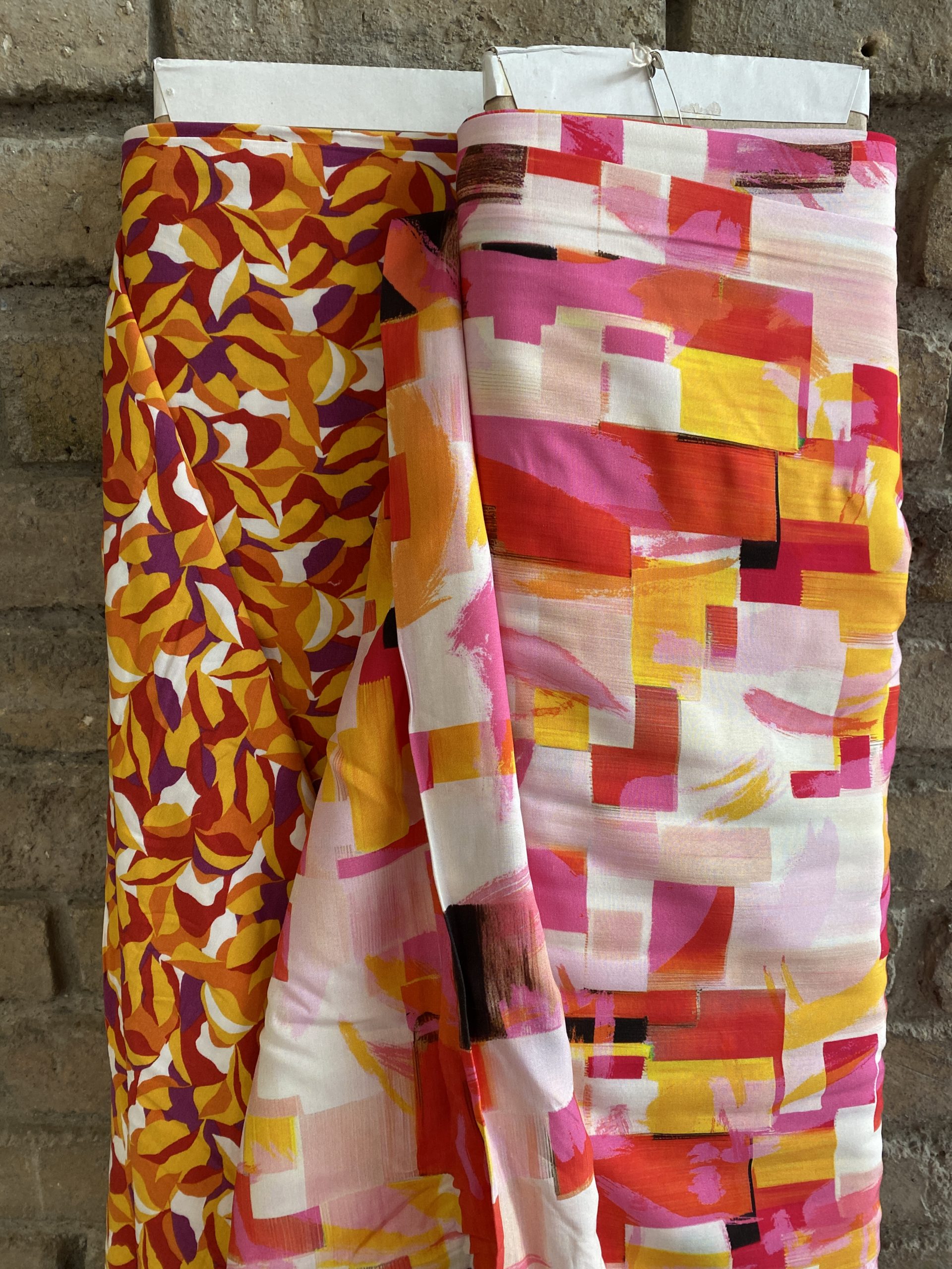 Viscose Challis - Abstract Leaves