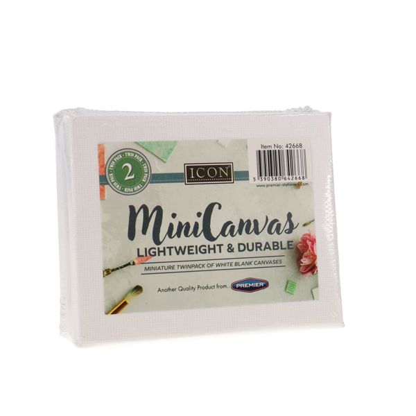 Mini Canvas Double Pack - 100mm x 80mm