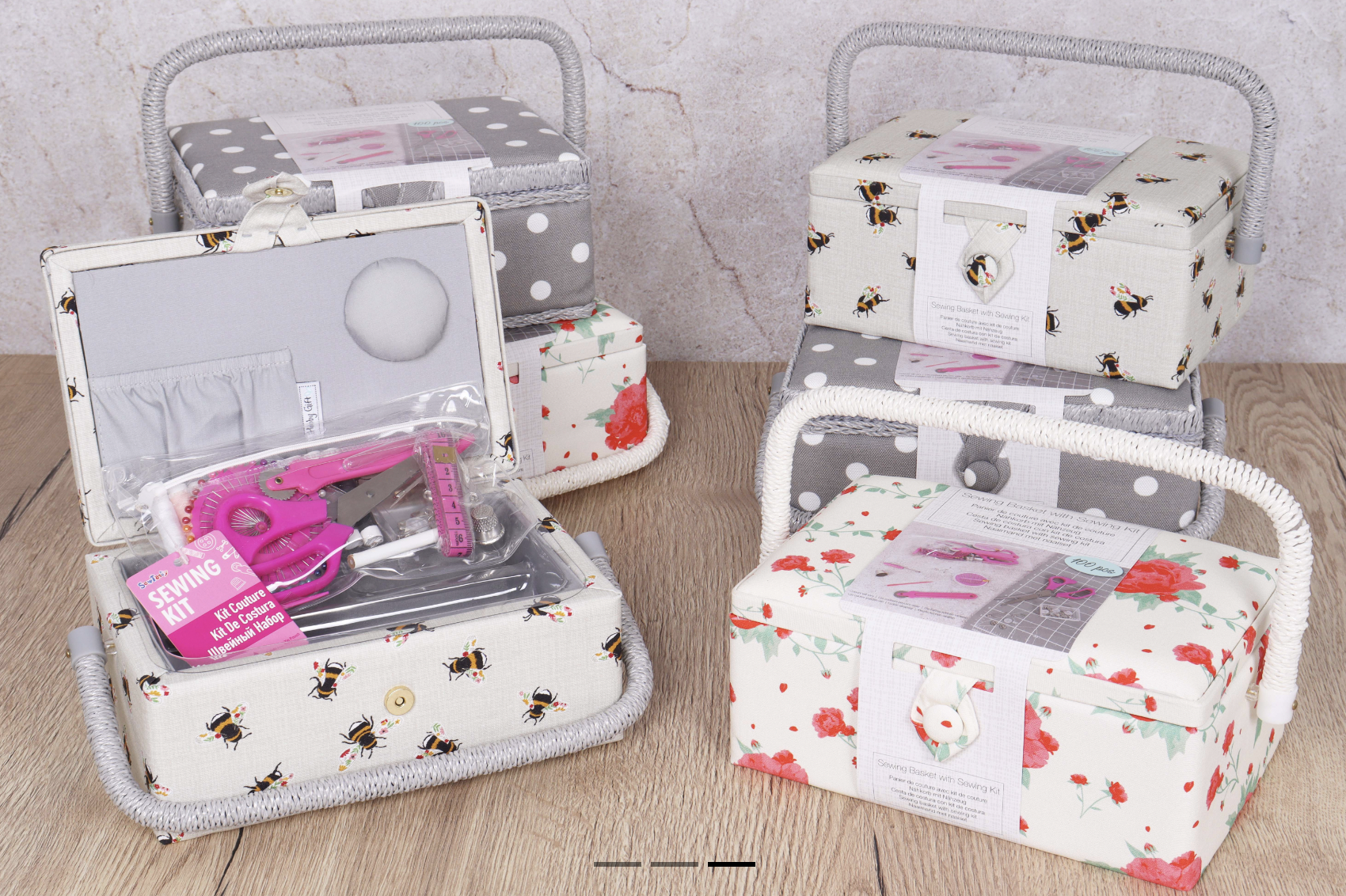 Sewing Box with Sewing Kit