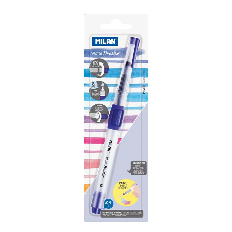 Milan 4mm Water Brush & Container 8ml