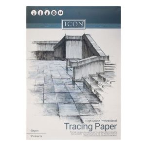 A4 65gsm Professional Tracing Paper Pad 25 Sheets