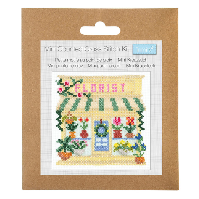 Florist - Counted Cross Stitch Kit: Mini: By Trimits