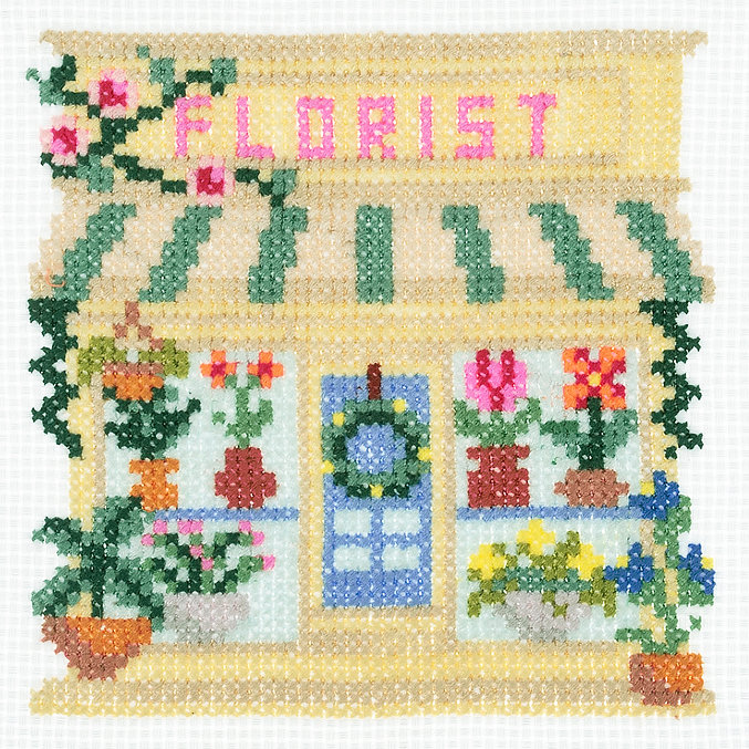 Florist - Counted Cross Stitch Kit: Mini: By Trimits - Image 2
