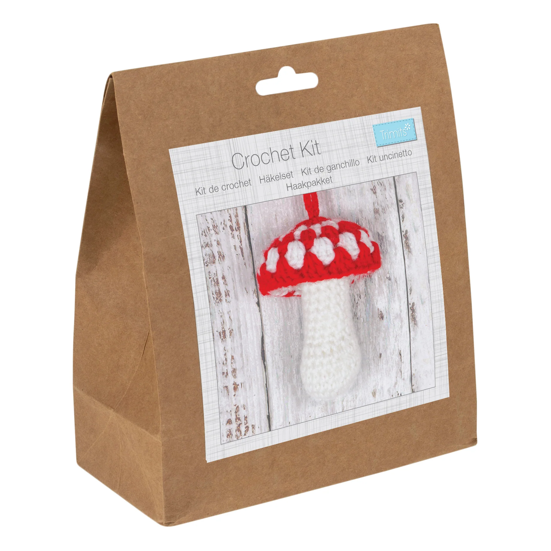 Toadstool Mushroom Crochet Kit