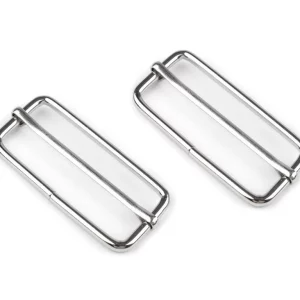 Slider for straps 50 mm Silver