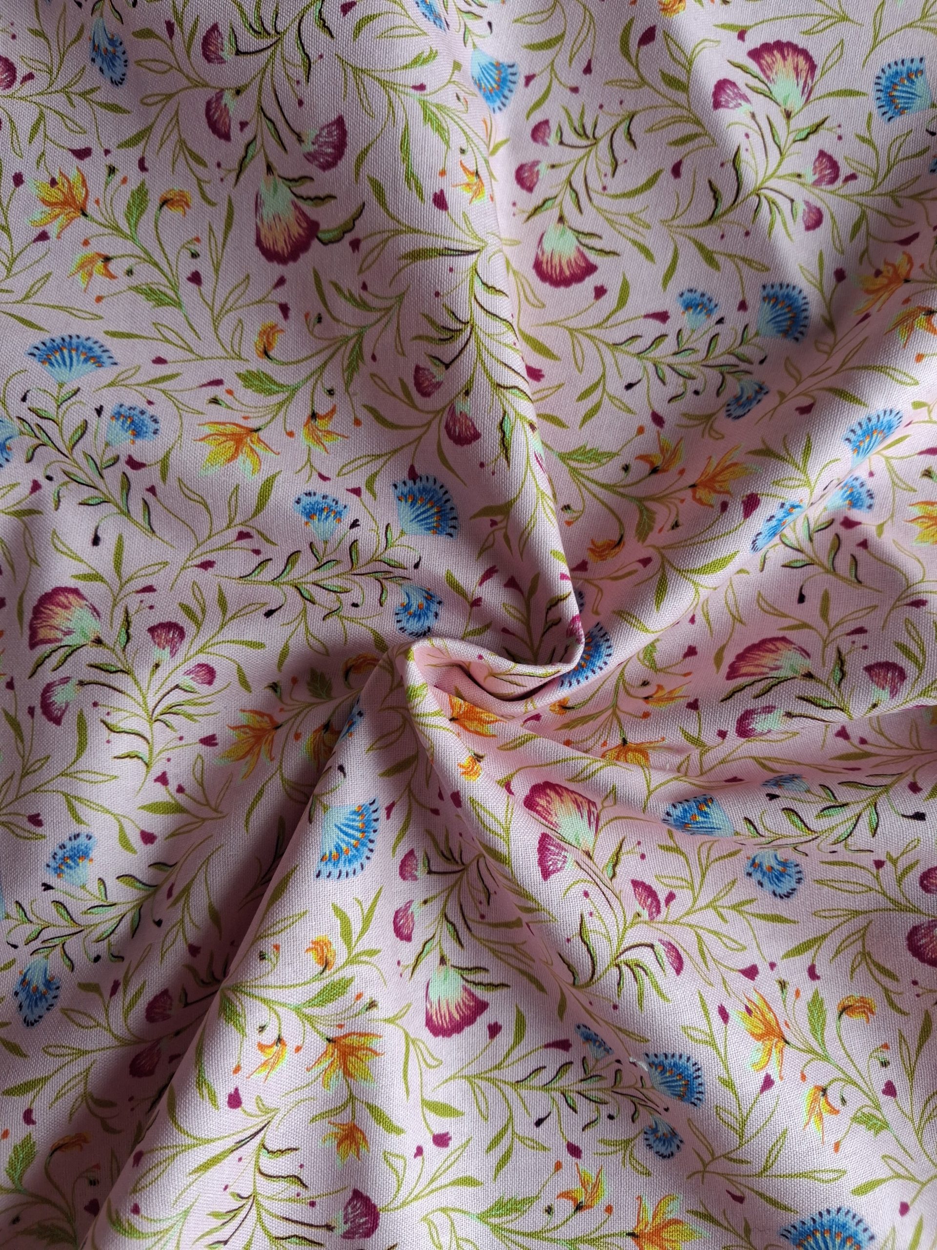 Flower Market - Flower Stems - By Bethany Salt - Visage Textiles