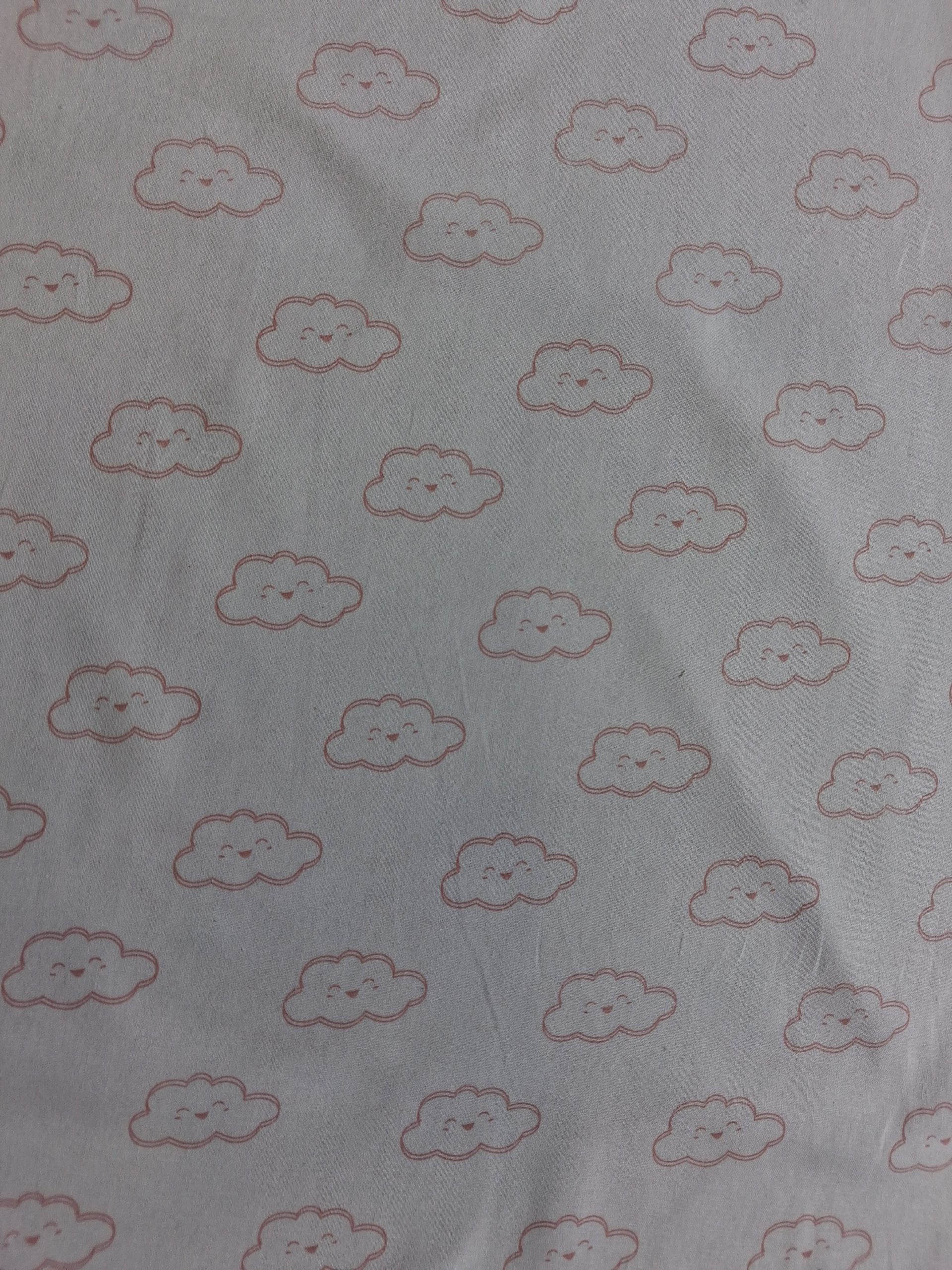 The Sky Above - Blush / Pink - Cute Clouds - The Craft Cotton Company - Image 3
