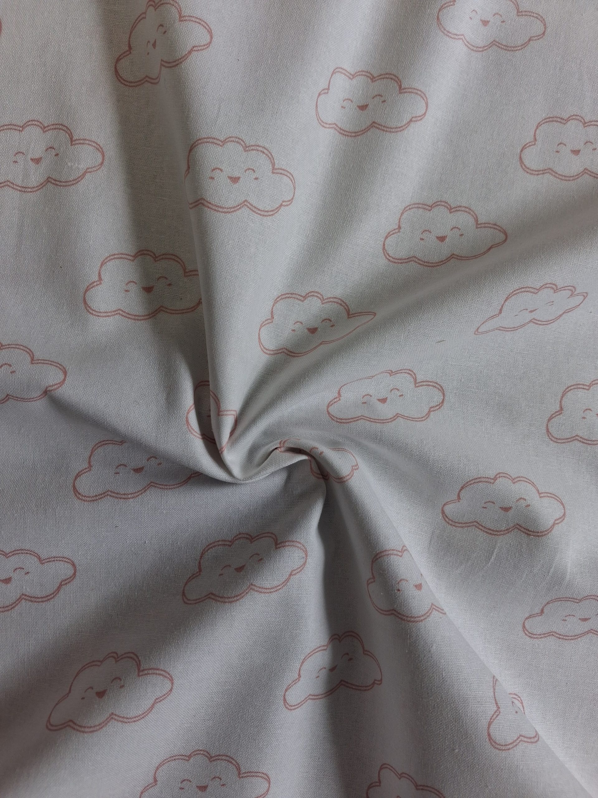 The Sky Above - Blush / Pink - Cute Clouds - The Craft Cotton Company - Image 2