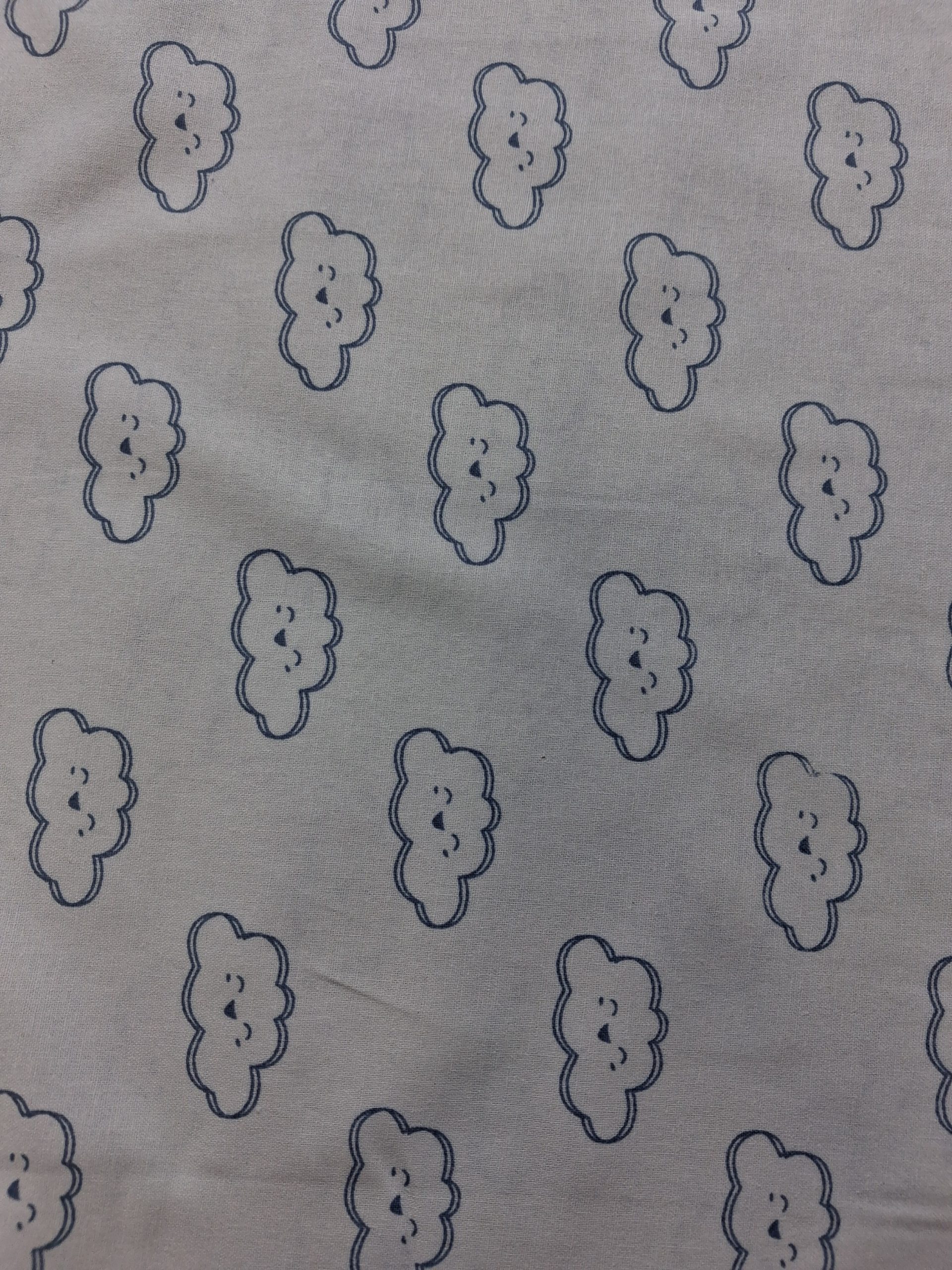 The Sky Above - Blue - Cute Clouds - The Craft Cotton Company - Image 3