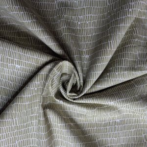 100% Cotton - Geo Stripes Sage