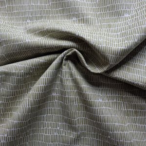 Alternative view of 100% Cotton - Geo Stripes Sage