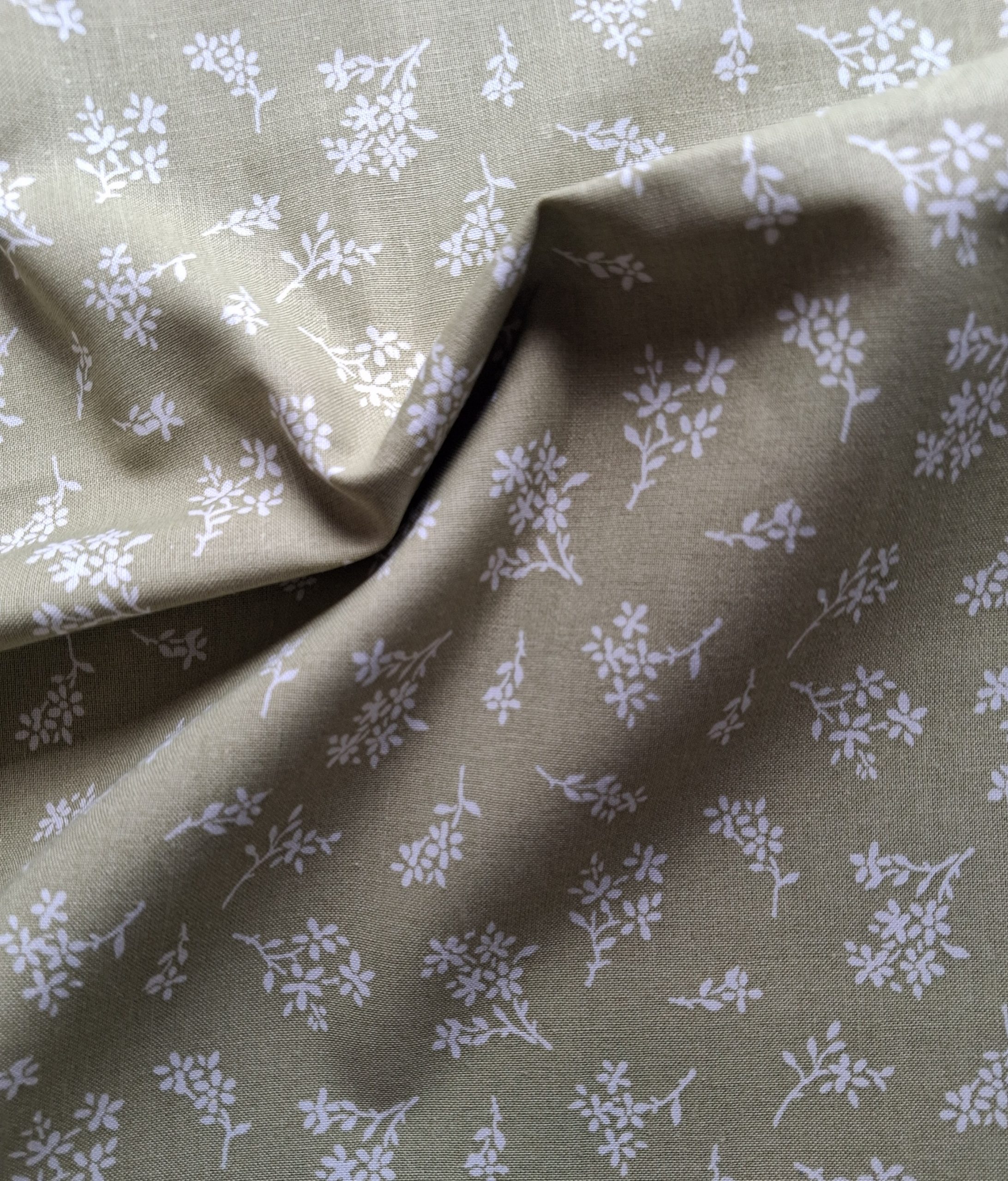 100% Cotton - Ditsy Bouquet Sage