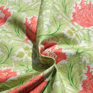 Alternative view of William Morris Inspired - Fabric Freedom - Red Poppy