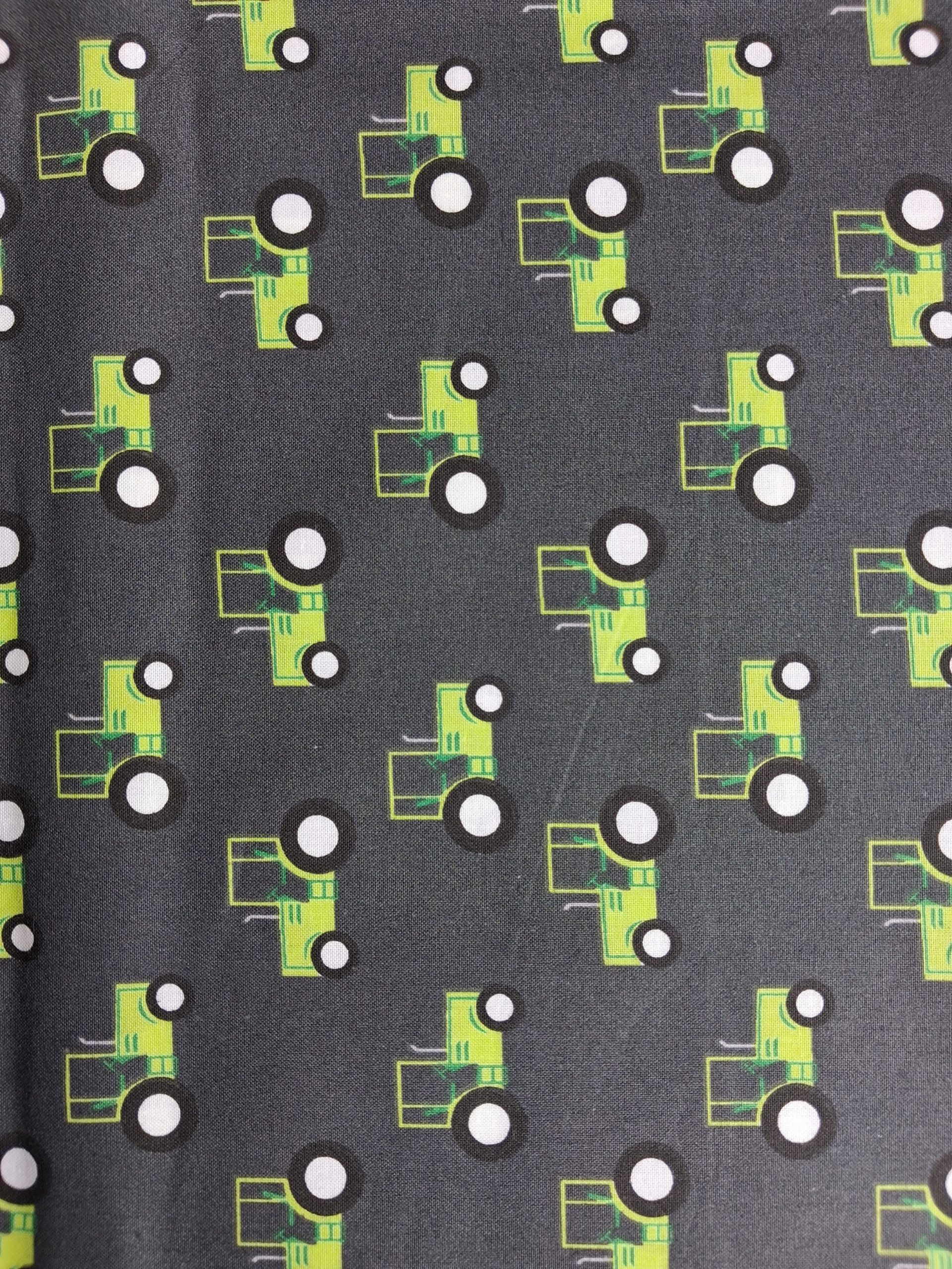 100% Cotton - Green Tractors - Image 2