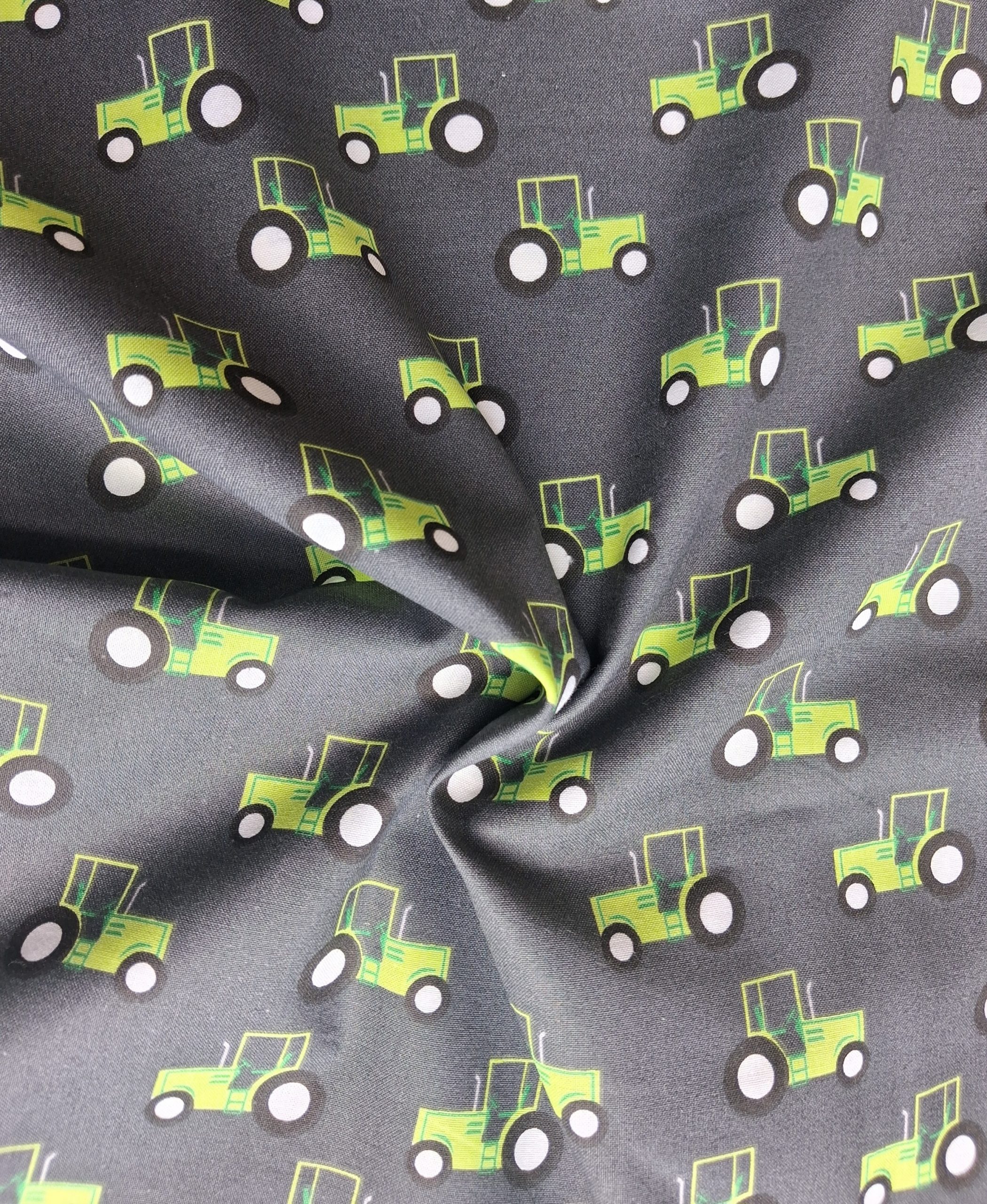 100% Cotton - Green Tractors - Image 3