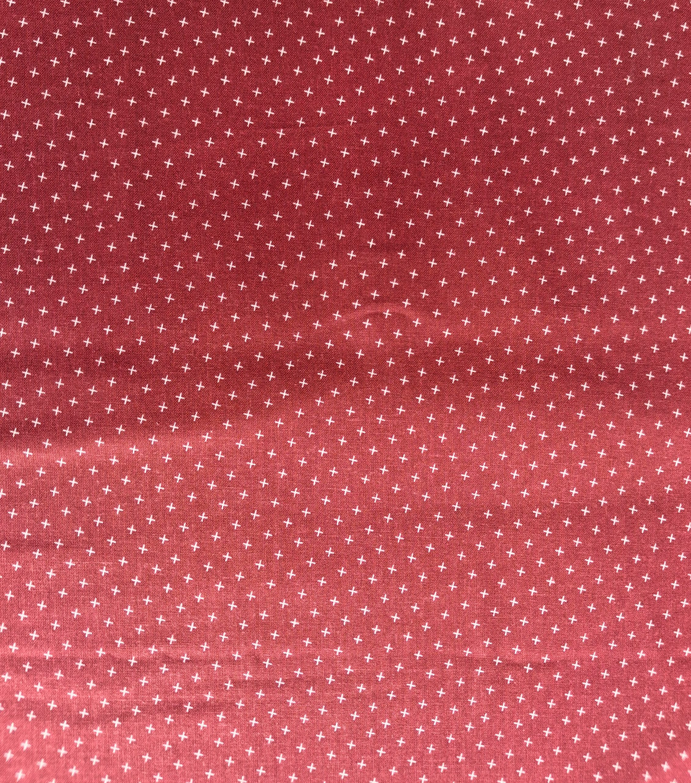 100% Cotton - Colour X Geo Burgundy - Image 3