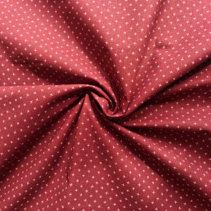 100% Cotton - Colour X Geo Burgundy
