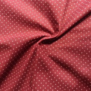 Alternative view of 100% Cotton - Colour X Geo Burgundy