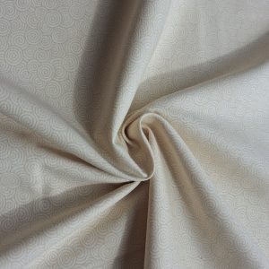Alternative view of 100% Cotton - Small Swirls White on Cream