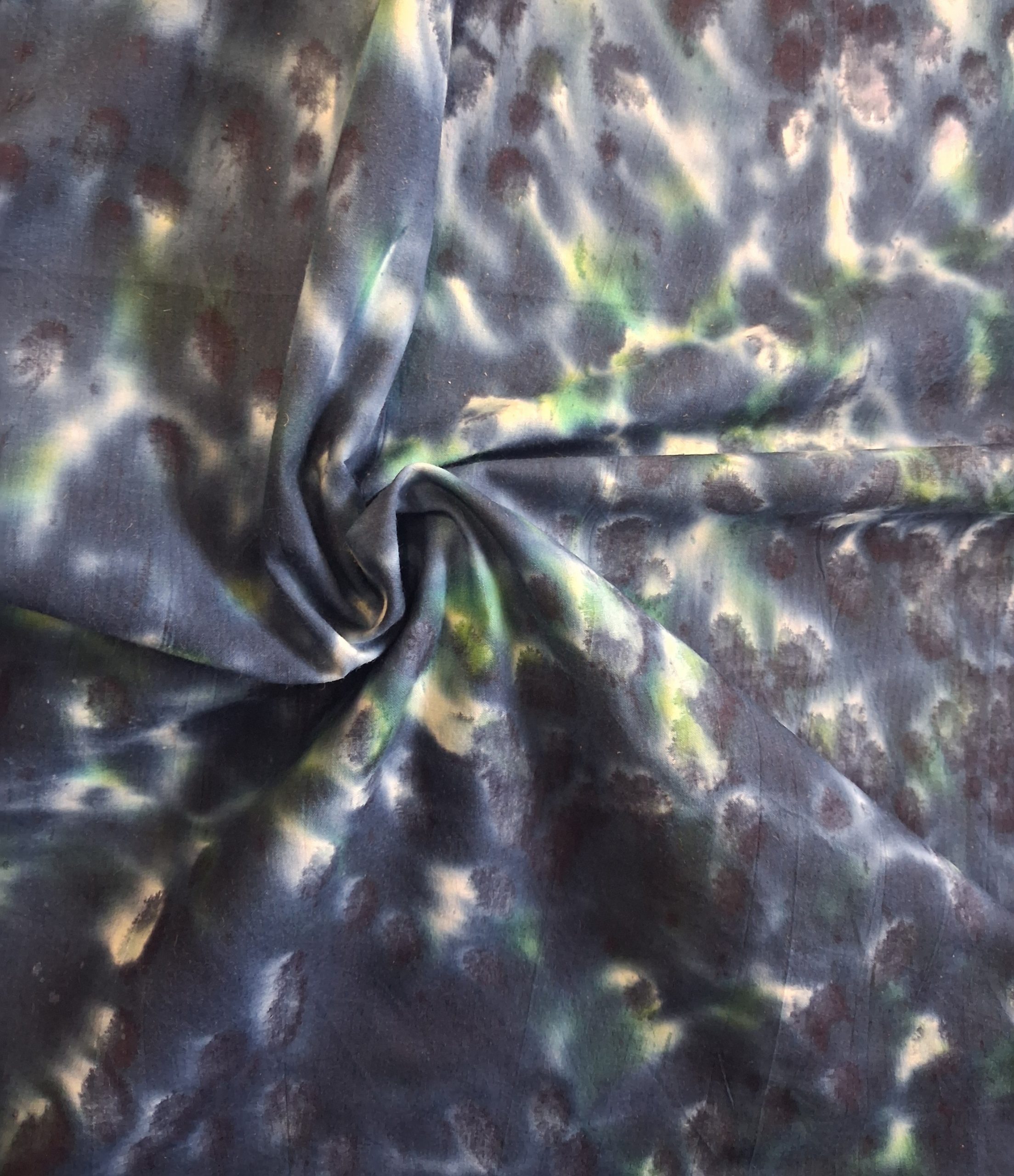 Batik Blender - Green & Navy