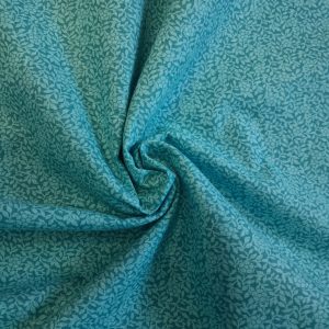 100% Cotton Wide Width Fabric - Quilt Backing - Teal Floral