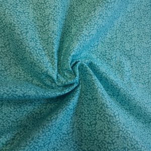 Alternative view of 100% Cotton Wide Width Fabric - Quilt Backing - Teal Floral