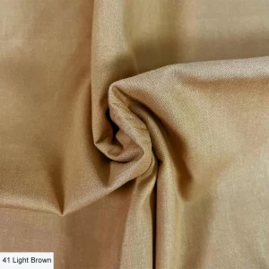 Organic Plain Cotton - Light Brown