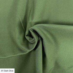 Organic Plain Cotton - Dark Olive