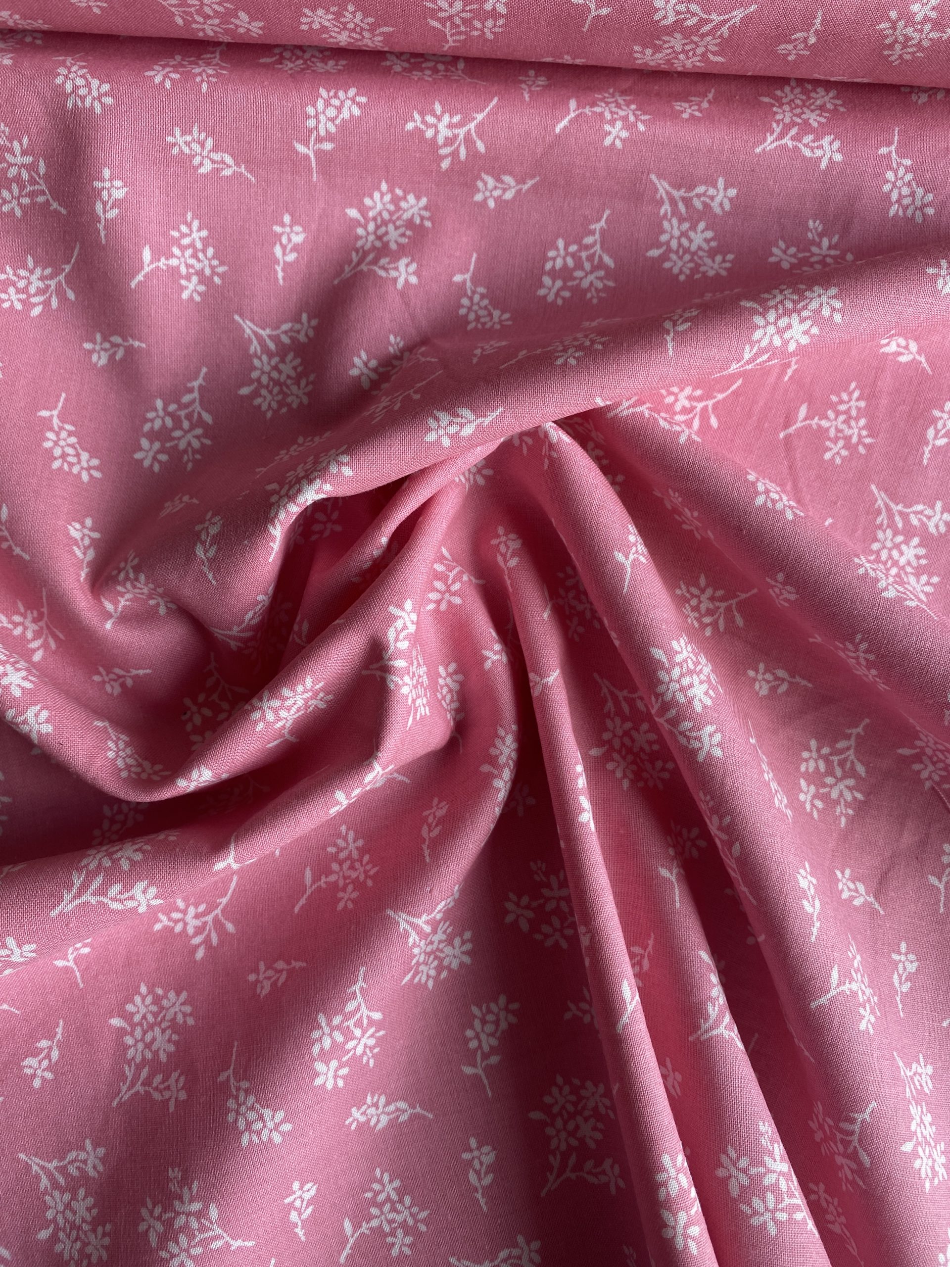 100% Cotton - Ditsy bouquet pink - Image 4