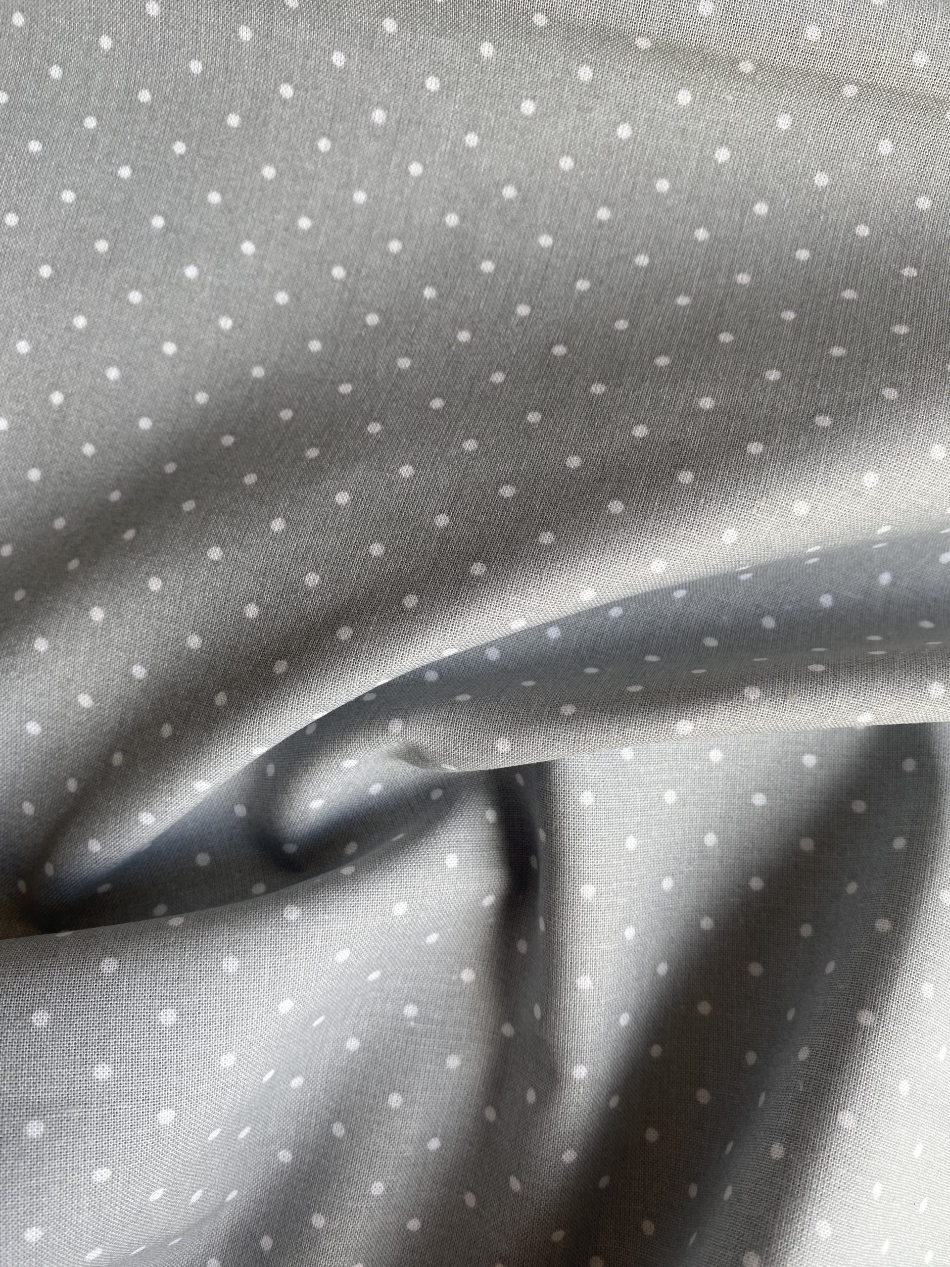 100% Cotton - Aspirin Dot Gray - Image 3