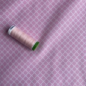 Alternative view of 100% Cotton - Dotted Diamonds Blush
