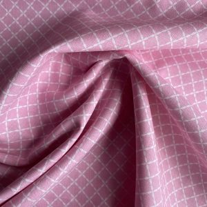 100% Cotton - Dotted Diamonds Blush