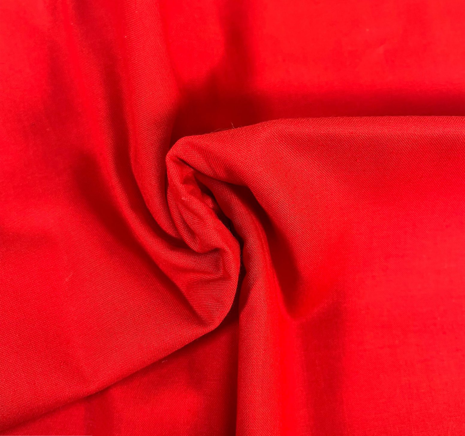 Organic Plain Cotton - Red