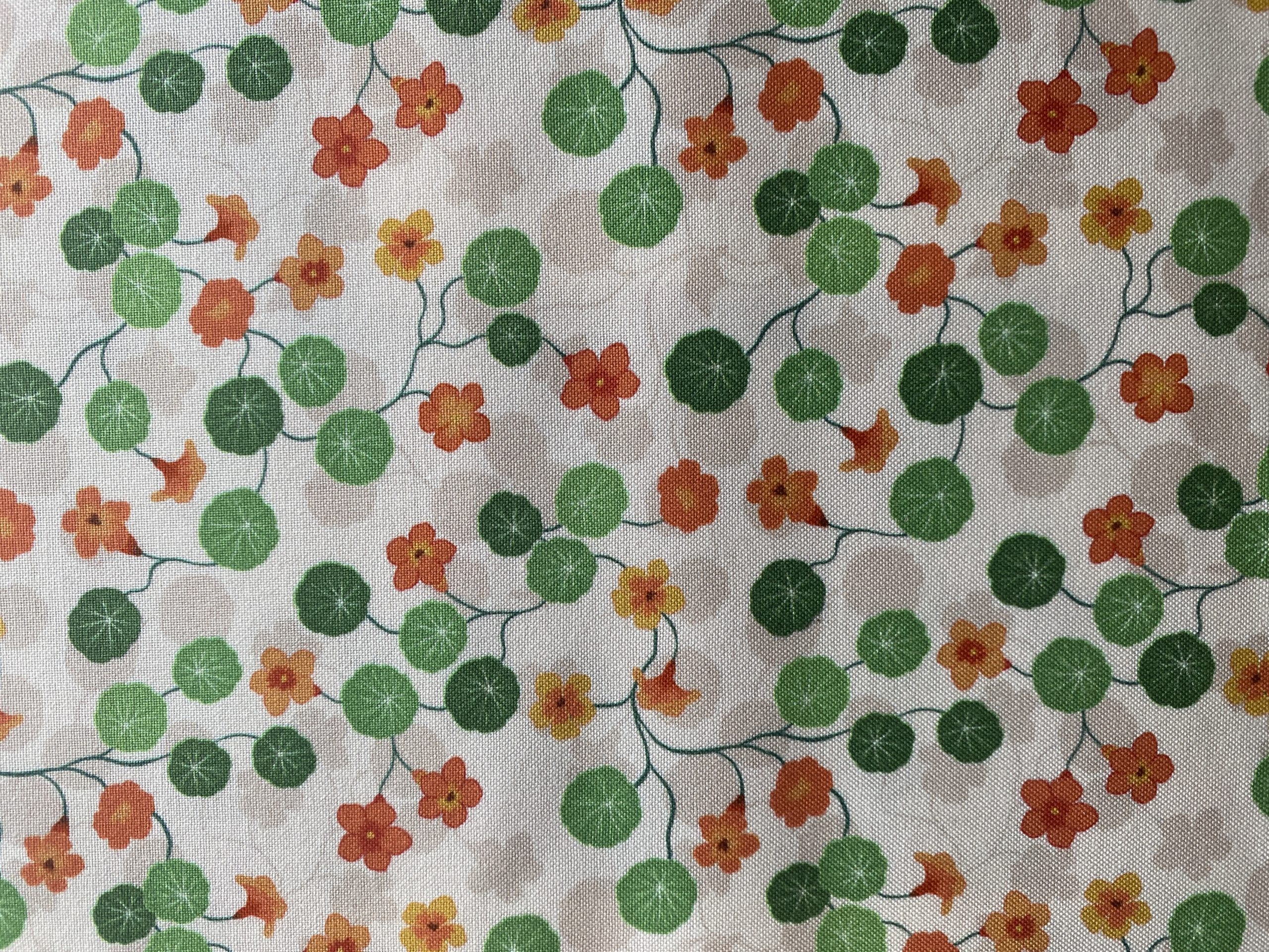 The Kitchen Garden - Nasturtiums on Cream - Irene and Lewis - Image 2