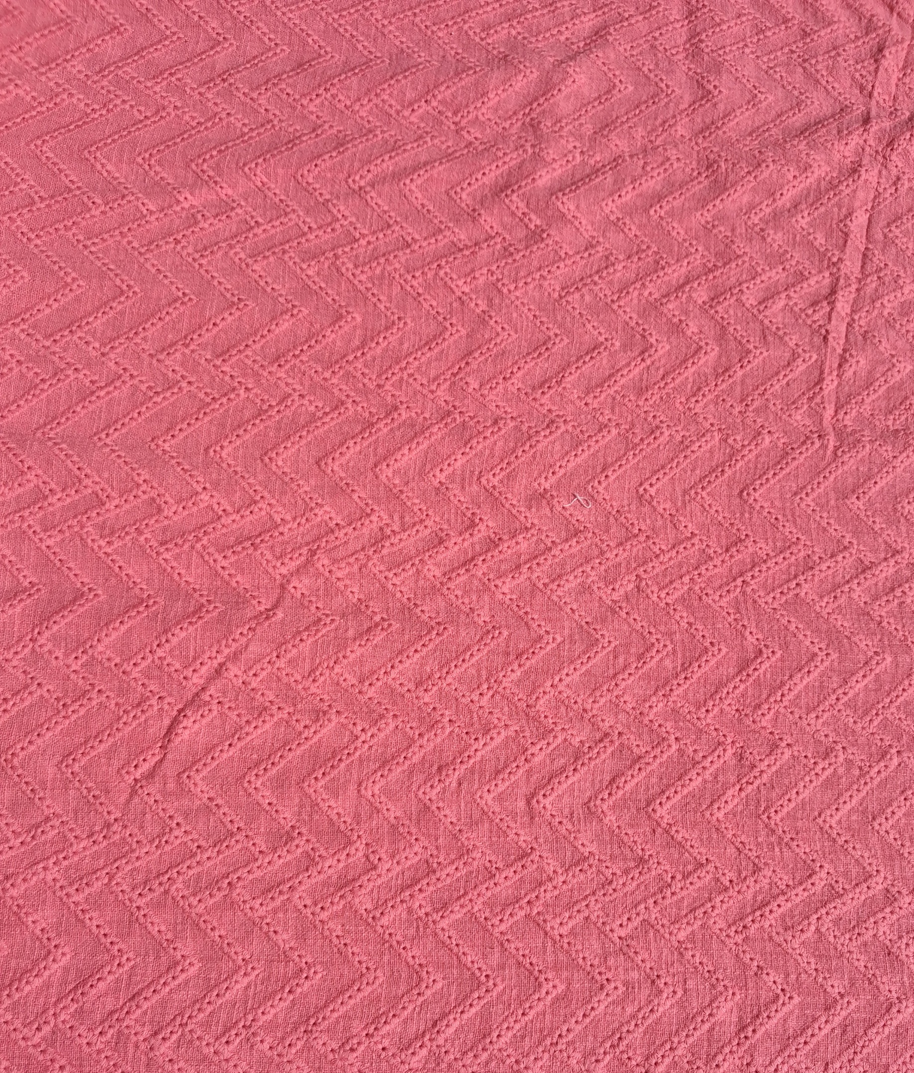 Embroidered Cotton - Bubblegum - Image 2