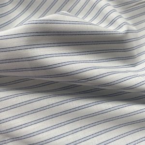 Cotton Shirting - Ice Blue Stripe - Image 3