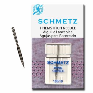 Hemstitch Schmetz Sewing Machine Needles - Size 16