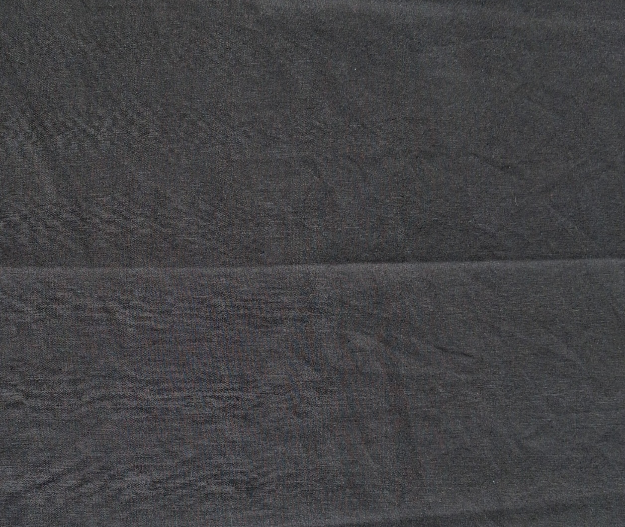 Hemp Cotton Mix - Charcoal Grey - Image 3