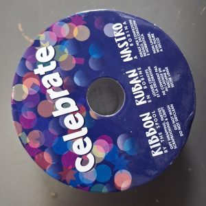 Celebrate Ribbon By The Spool - 16mm x 4m - Button & Scissors Pattern - Image 2