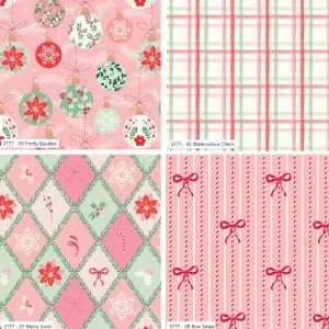 Alternative view of Craft Cotton Co - Baubles & Bows Berries - Pink- Fat Quarter Bundle (pack of 4)