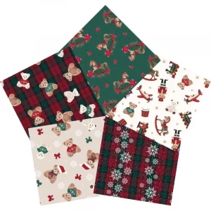 Craft Cotton Co - Christmas Toy Box - Fat Quarter Bundle (pack of 5)